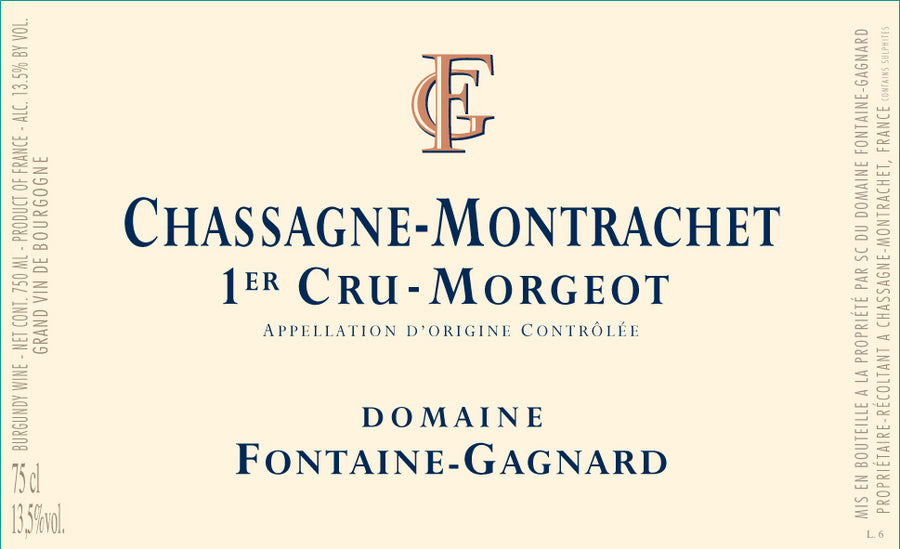2021 Domaine Fontaine-Gagnard Morgeot Chassagne-Montrachet Premier Cru 6/75cl in bond