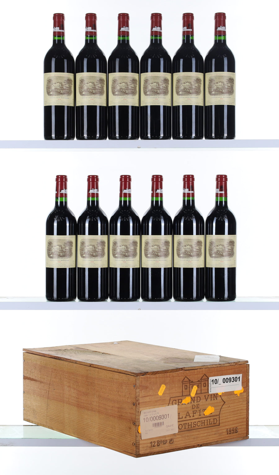 1996 Chateau Lafite Rothschild 12/75cl owc